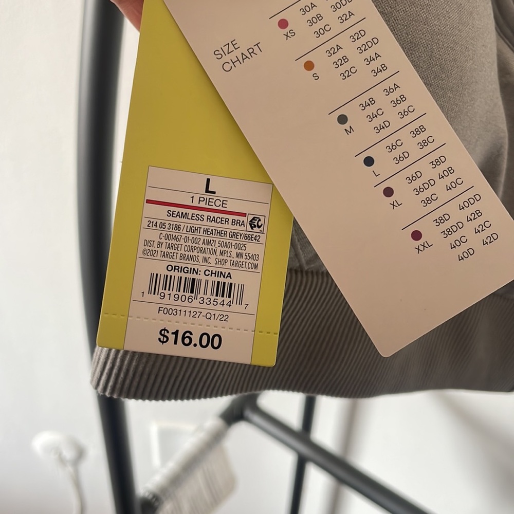 All in motion gray sports bra target - Picture 4 of 7
